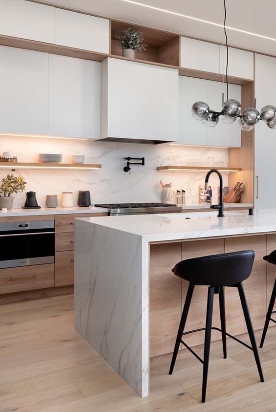 cozinha americana decorada - inspiração 1