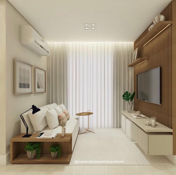 70 ideias de salas pequenas lindas que ...