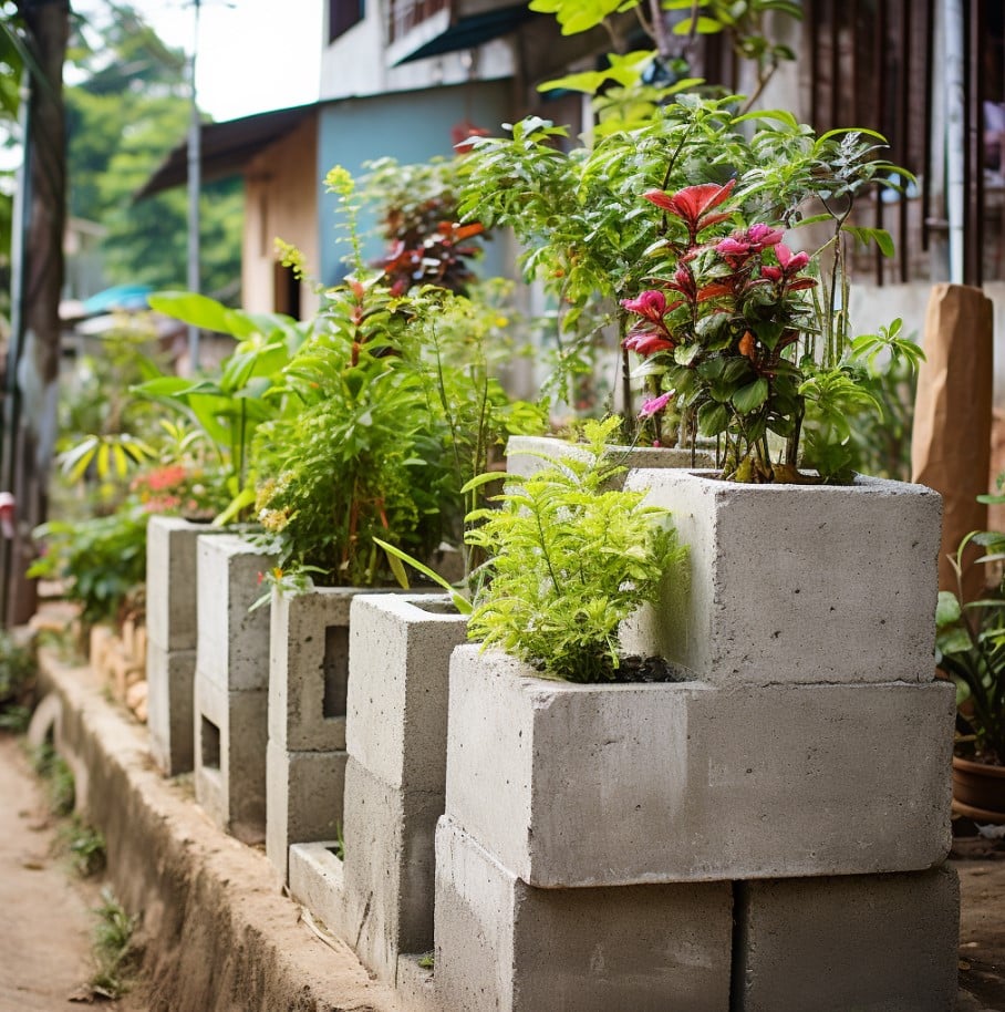 Jardineiras de Cimento: Modernidade e Durabilidade Para Seu Espaço - ideia