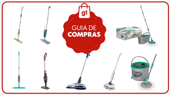 Mop Vassoura 2 em 1: Varre e Limpa Pisos em Uma Passada - inspiração