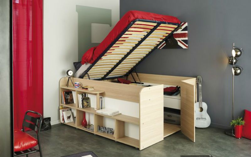 Móveis Multifuncionais Coloridos: Alegria e Personalidade Vibrante - detalhe