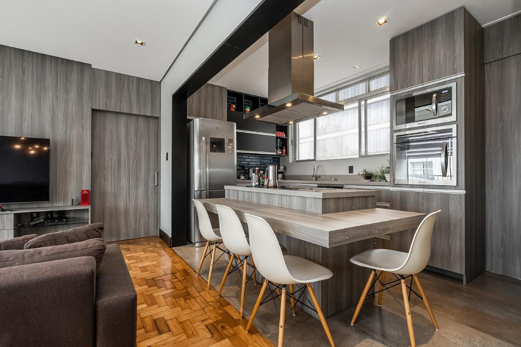 Projetos com Reuso de Materiais e Toque Industrial Moderno - detalhe