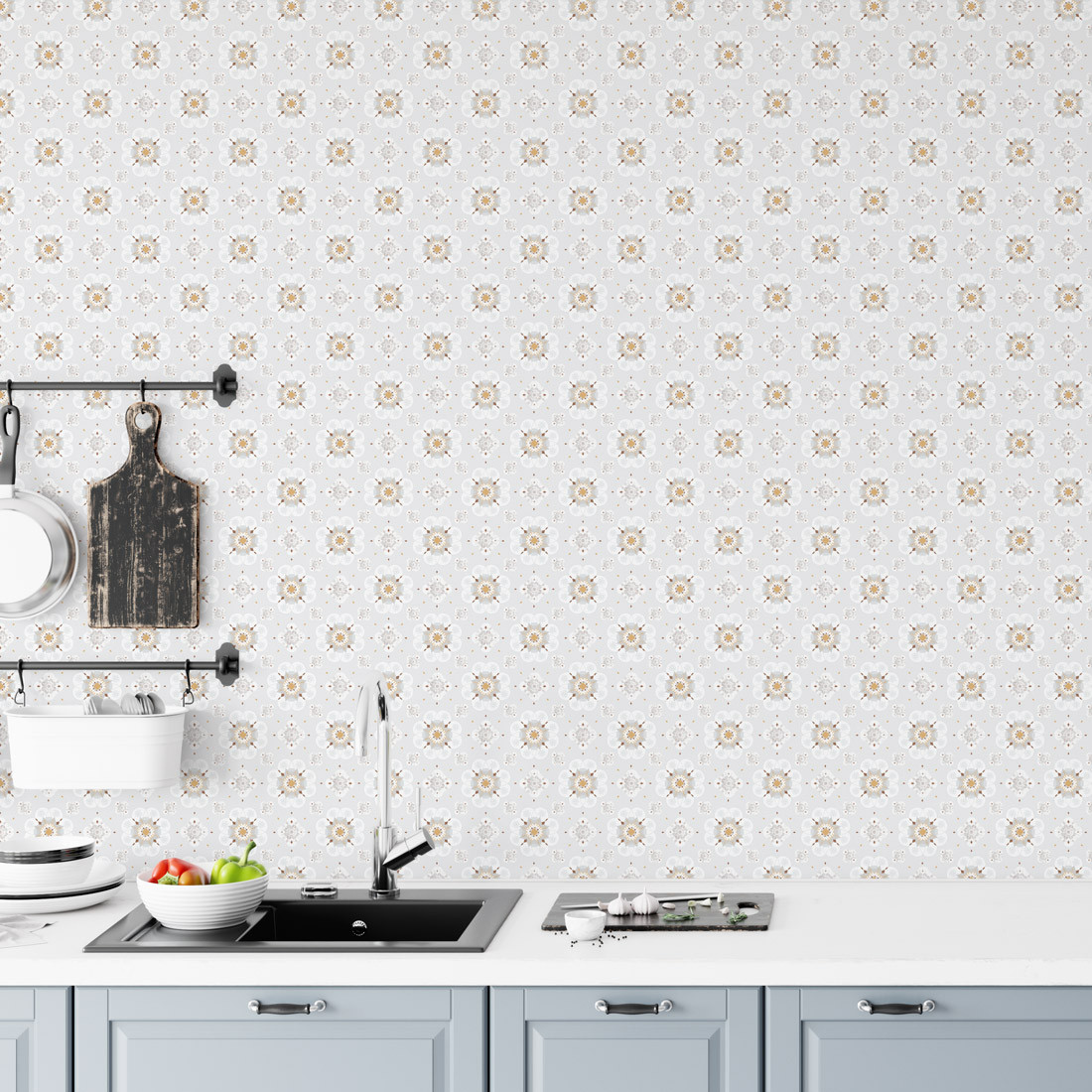 Imitação de Azulejos Portugueses: Charme e Tradição na Sua Cozinha - inspiração