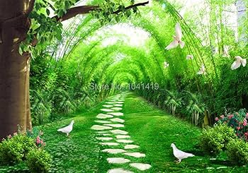 Amplitude Natural: Mural 3D de Paisagem Campestre - inspiração