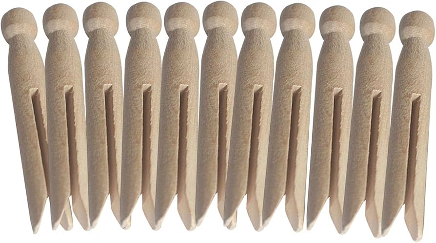 Prendedores de Roupa Revitalizados com Chalk Paint: Estilo Vintage e Cores Suaves - detalhe