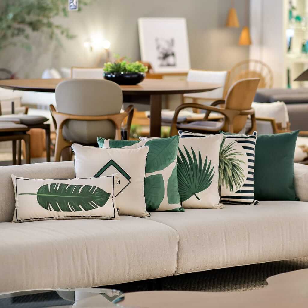 Almofadas Geométricas: Modernidade e Ritmo para Ambientes Urbanos - detalhe