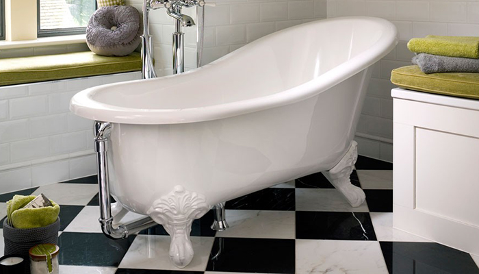 Banheira de Imersão Vintage: Um Banho de História e Charme - inspiração