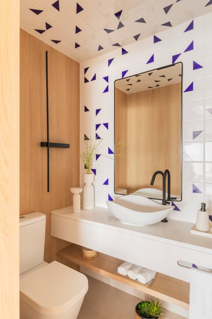 Toques de Cor com Azulejos Geométricos - detalhe