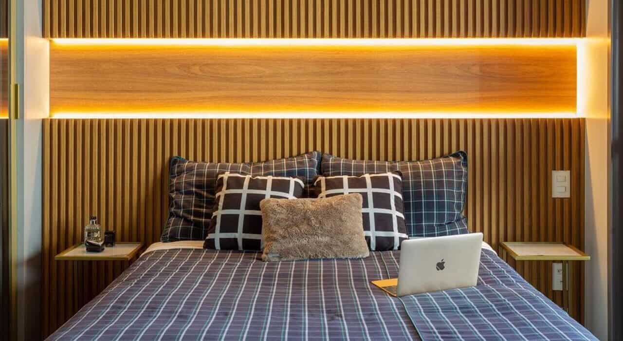 Cabeceira com Tecido Colorido e Patchwork: Alegria Vibrante - inspiração