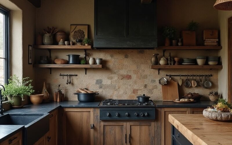 Bancada de Demolição com Acabamento Envelhecido: Charme Vintage! - inspiração