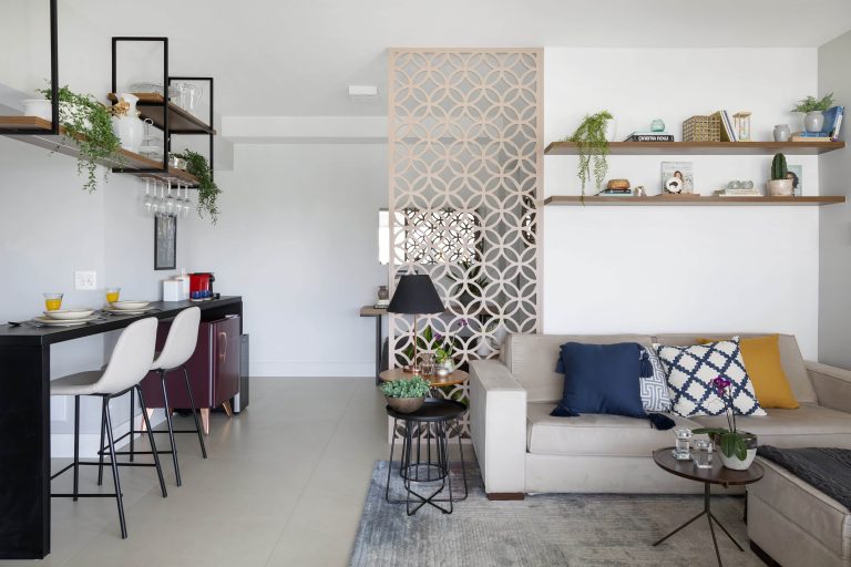 Integração e Organização com Divisórias Vazadas - detalhe