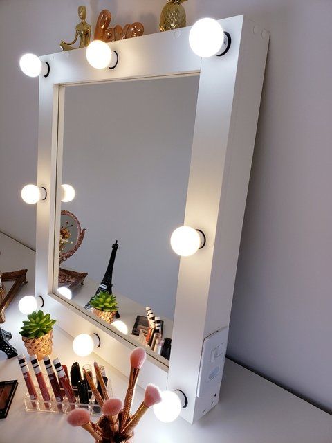 Espelho Camarim DIY: Crie Seu Refletor de Estrelas Personalizado - ideia