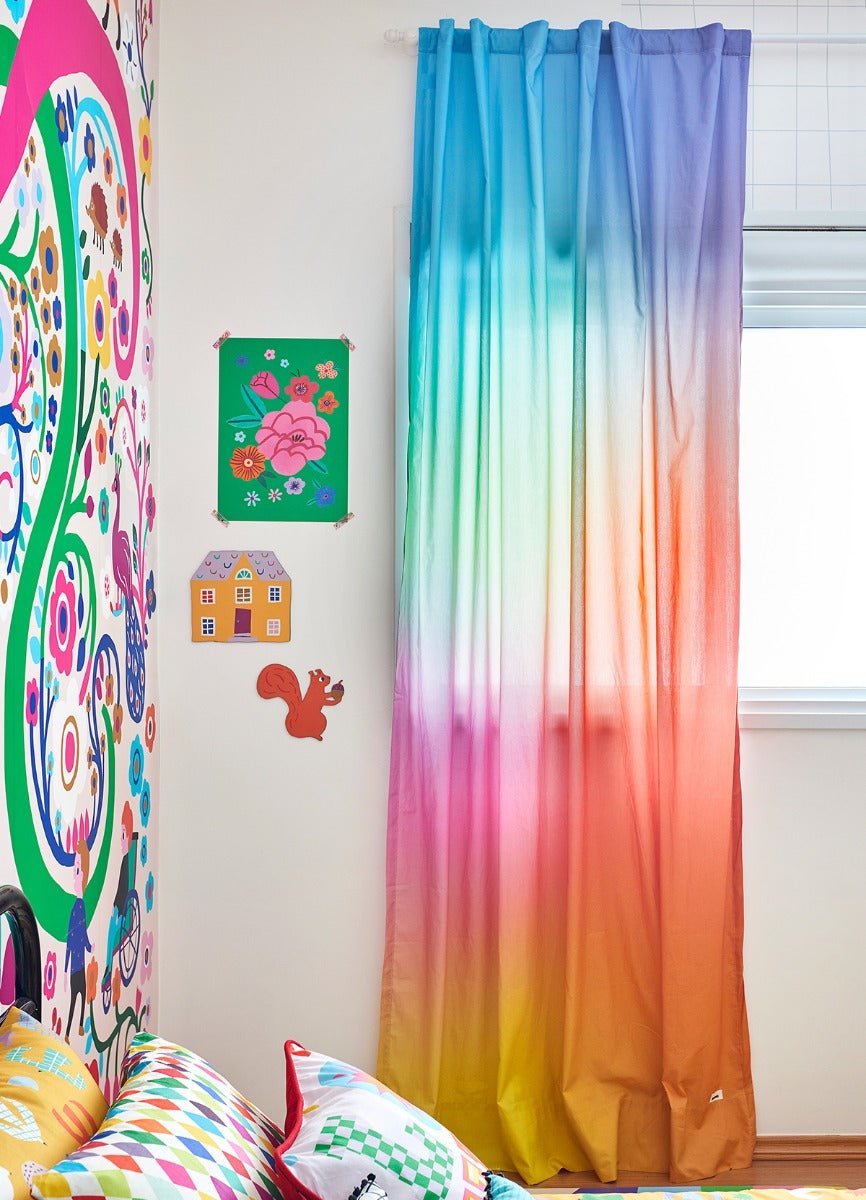 Cortinas em Degradê: Um Toque Artístico e Moderno - inspiração