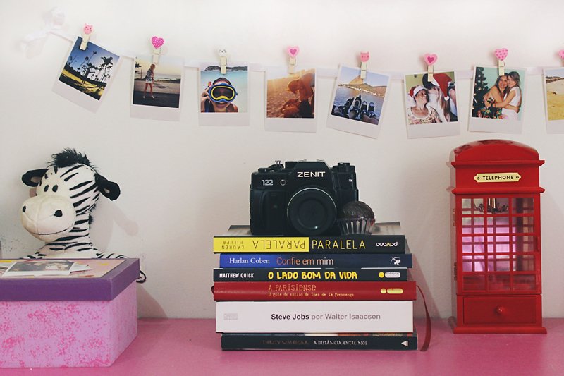Cantinho Instagramável com Fotos Polaroid: Reviva a Nostalgia! - ideia