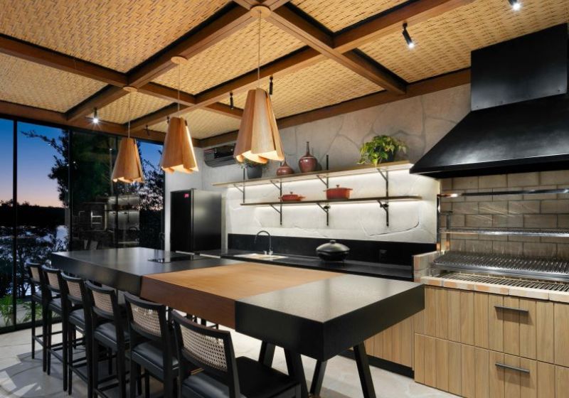 Luz e Sombra: Decoração Dramática com Iluminação Estratégica e Tons Escuros - detalhe