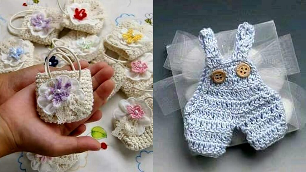 Batizado com Detalhes em Crochê: Um Toque Artesanal e Delicado - ideia