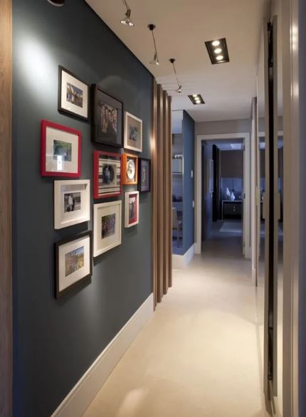 Toque Artístico: Corredor com Pintura Chalk Paint - ideia