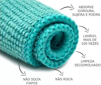 Flanelas de Microfibra Especiais para Limpeza de Óculos e Telas - detalhe