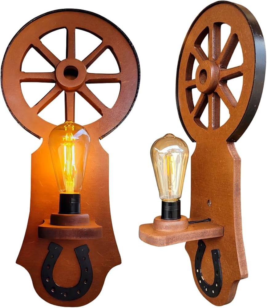 Arandelas Rústicas na Parede: Aconchego e Estilo - ideia