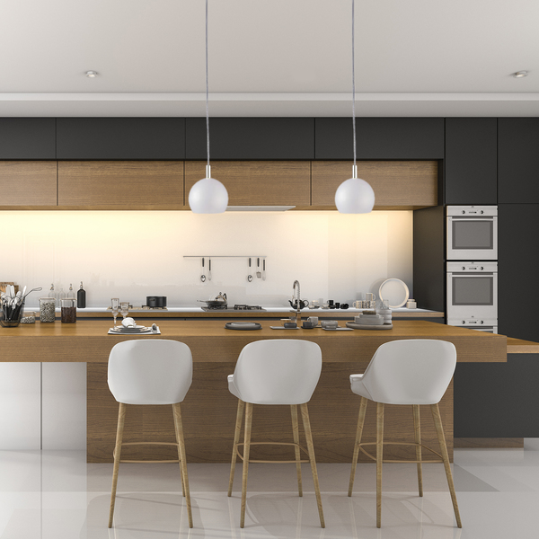 Plafons de LED com Difusor: Luz Uniforme e Aconchegante - detalhe