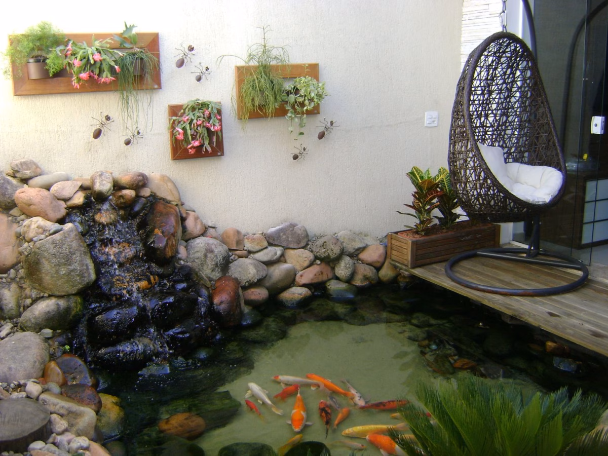 Com Fonte Relaxante: O Som da Água para Acalmar a Alma - detalhe