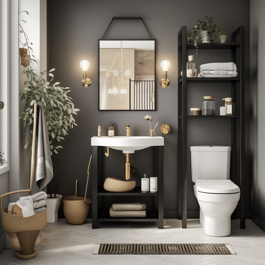 Organização Inteligente: Nichos Iluminados e Acessórios Elegantes - inspiração