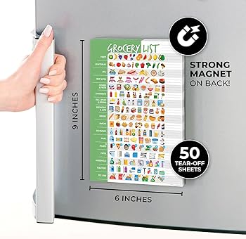 Com Calendários e Listas de Compras Magnéticas: Nunca Mais Esqueça Nada! - ideia