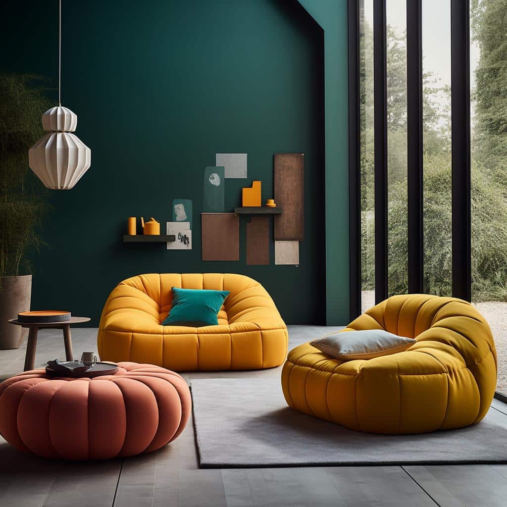 Puff de Jeans Customizado: Despojado e Cheio de Personalidade - inspiração