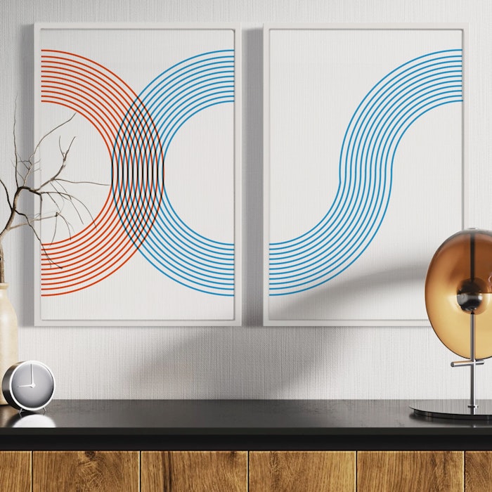 Quadros Geométricos: Modernidade e Design - ideia