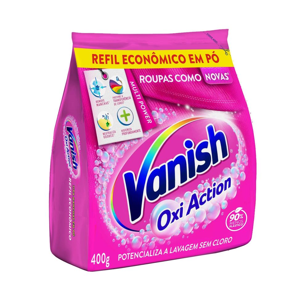 Vanish Oxi Action Pink: Para Cores Vibrantes Sem Manchas - inspiração