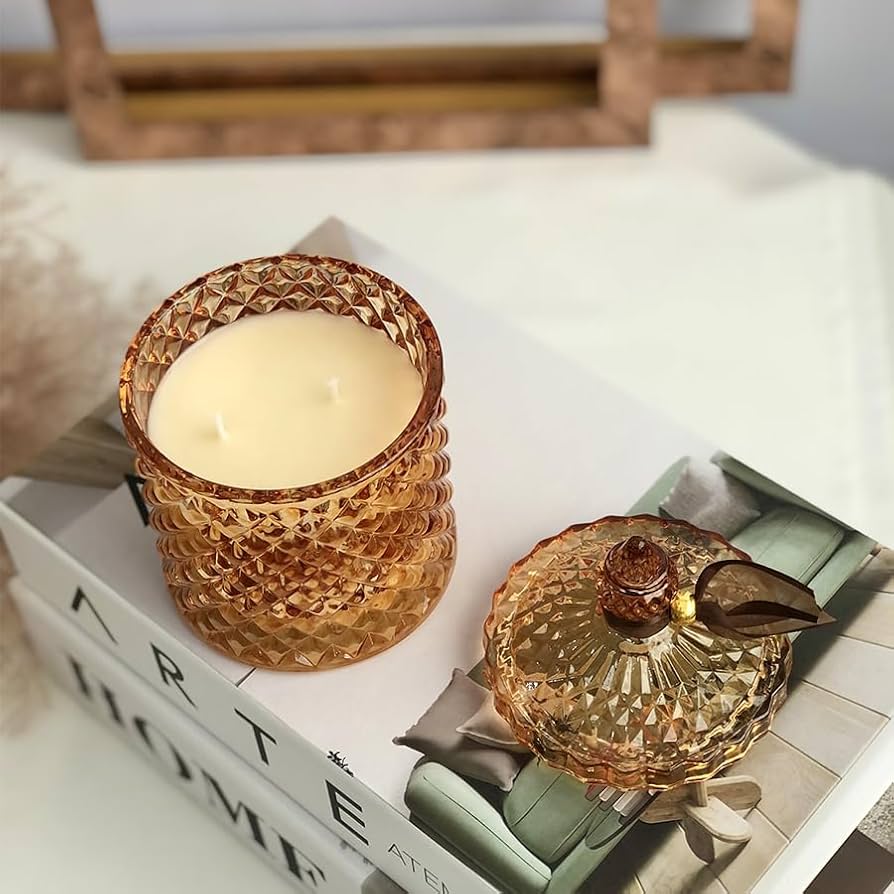 Velas Aromáticas Rústicas em Potes de Vidro Reutilizados - ideia