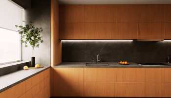 Cozinha Minimalista com Toques de Cobre - detalhe