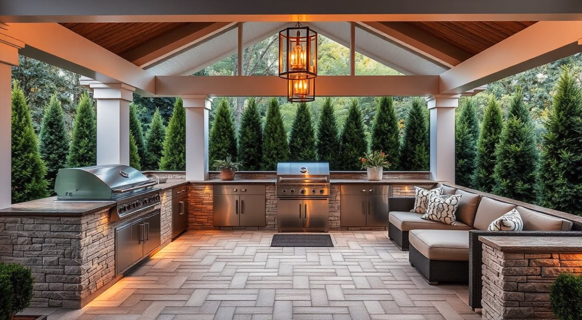 churrasqueira na varanda - referência 9