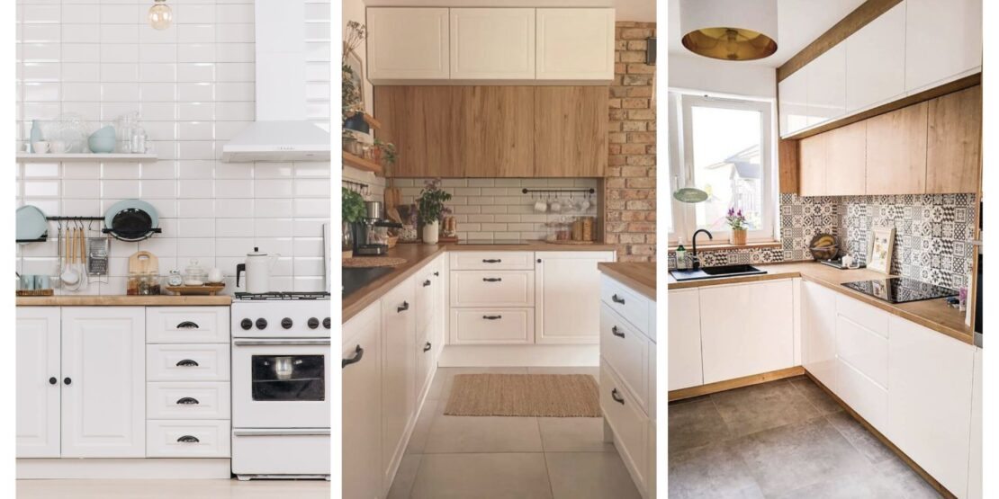 Com Piso de Madeira Espinha de Peixe e Armários Clean - detalhe