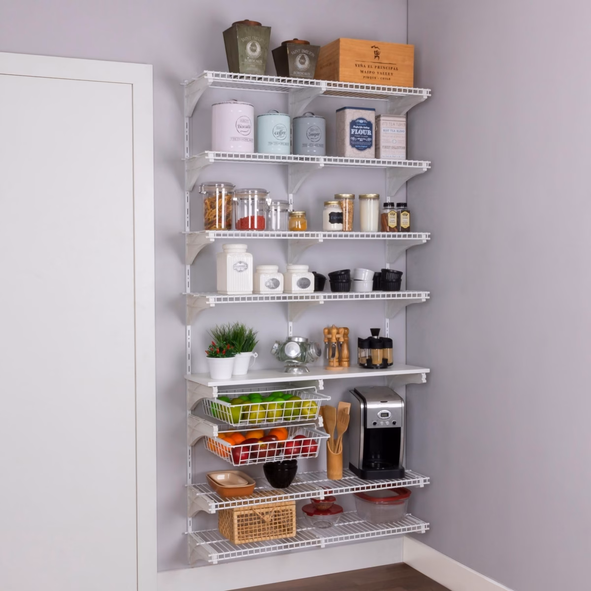 Despensa Industrial com Aramados e Metal - inspiração