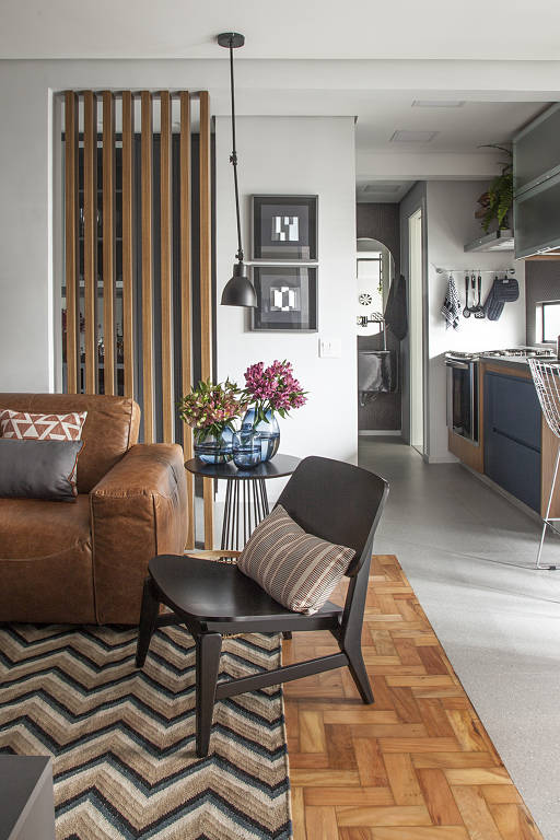 Integração e Organização com Divisórias Vazadas - ideia