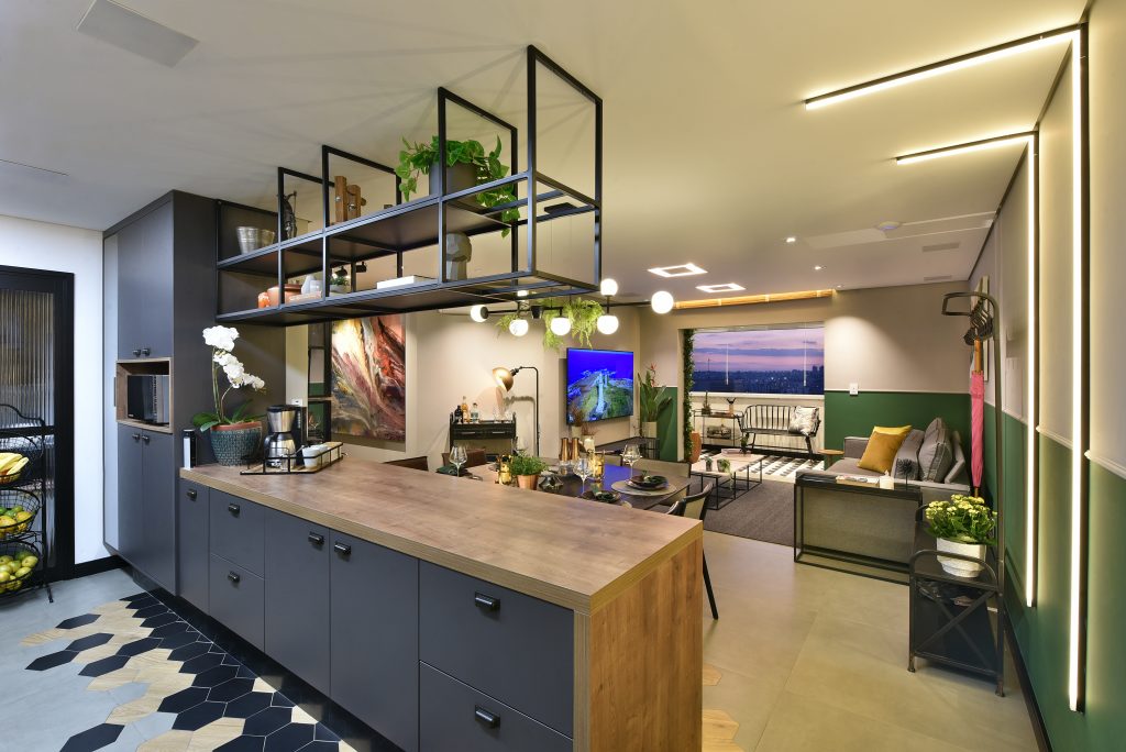 Cozinha Conceito Aberto Pequena: Otimização de Espaço com Estilo - detalhe