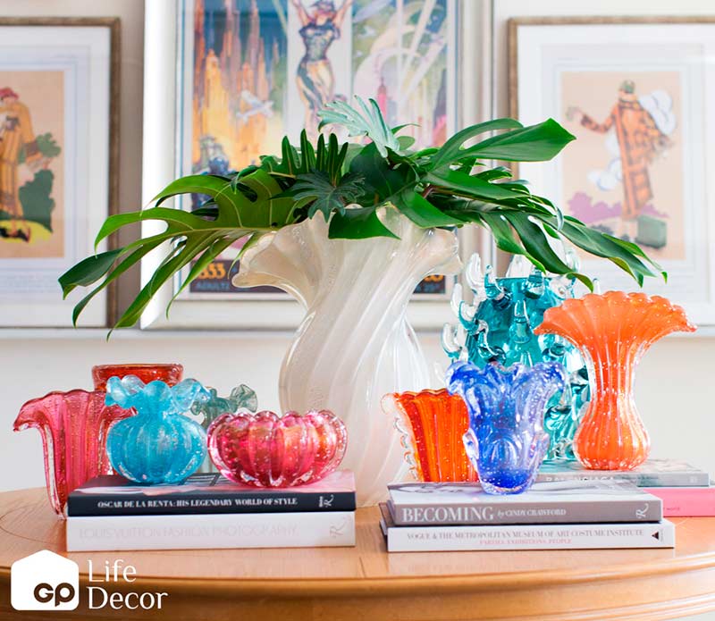 Vasos com Pintura Degradê: Cores Vibrantes e Personalidade - inspiração