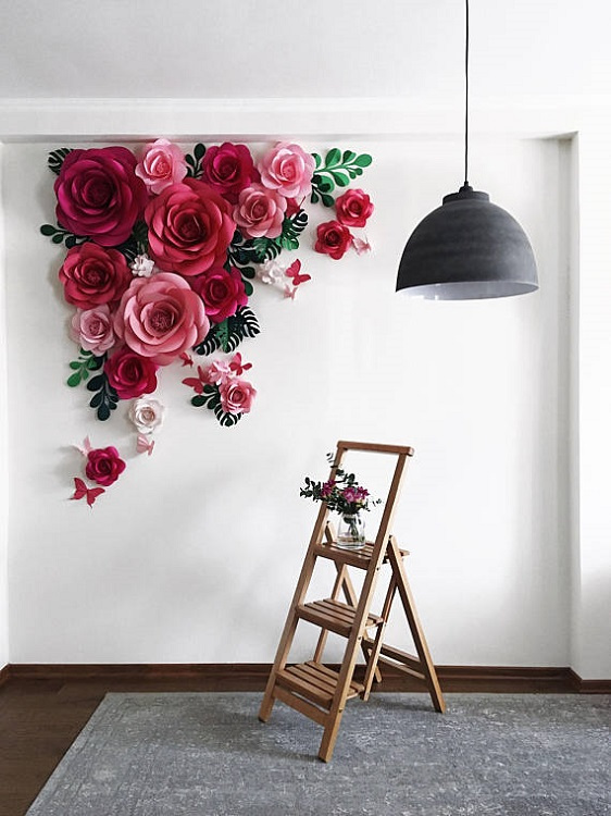 Flores de Papel Gigantes: Delicadeza e Elegância em Cada Detalhe - inspiração