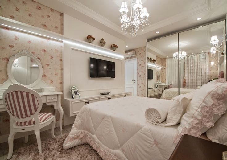 Quarto Romântico com Renda e Tule: Delicadeza e Charme - detalhe