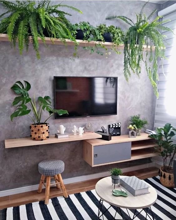 Rack Vibrante: Decore com Plantas, Cores Vivas e Acessórios Divertidos - inspiração
