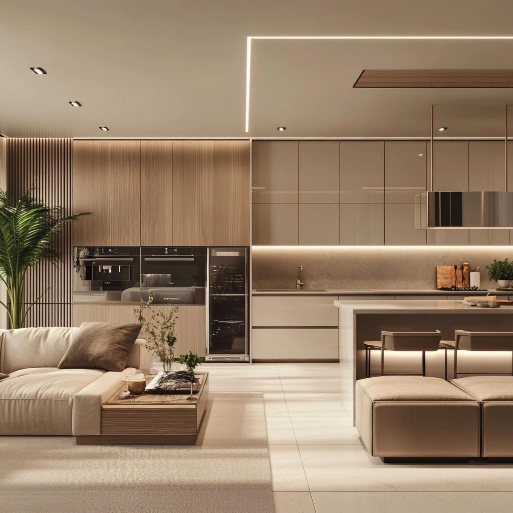 Minimalismo Aconchegante: Cores Neutras e Toques de Madeira - ideia