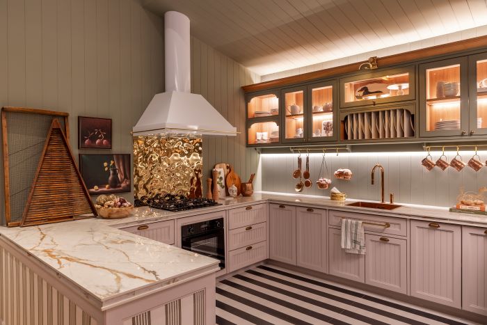 Utensílios de Cobre à Mostra: Elegância e Praticidade em Cada Detalhe - ideia