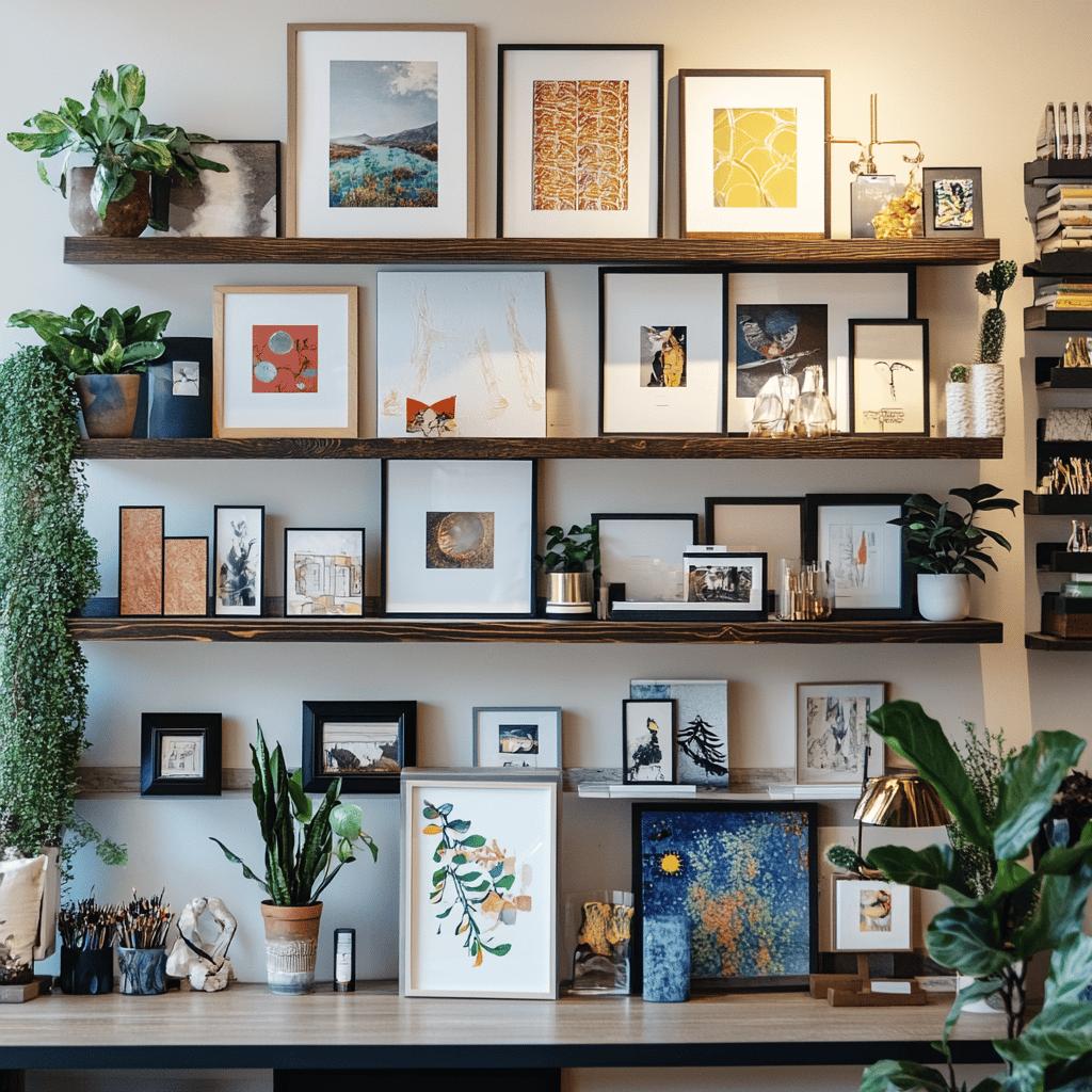 Prateleira com Fotos: Recordações Sempre à Vista - ideia