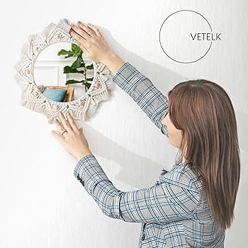 Espelho com Detalhes em Macramê: Boemia Chic para Aquecer o Ambiente - inspiração