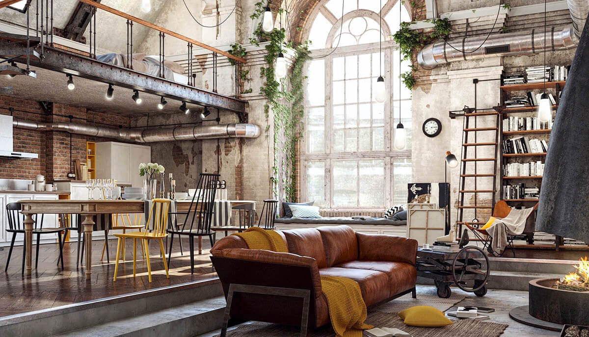 Com Móveis de Ferro e Madeira Rústica: O Charme do Vintage - detalhe