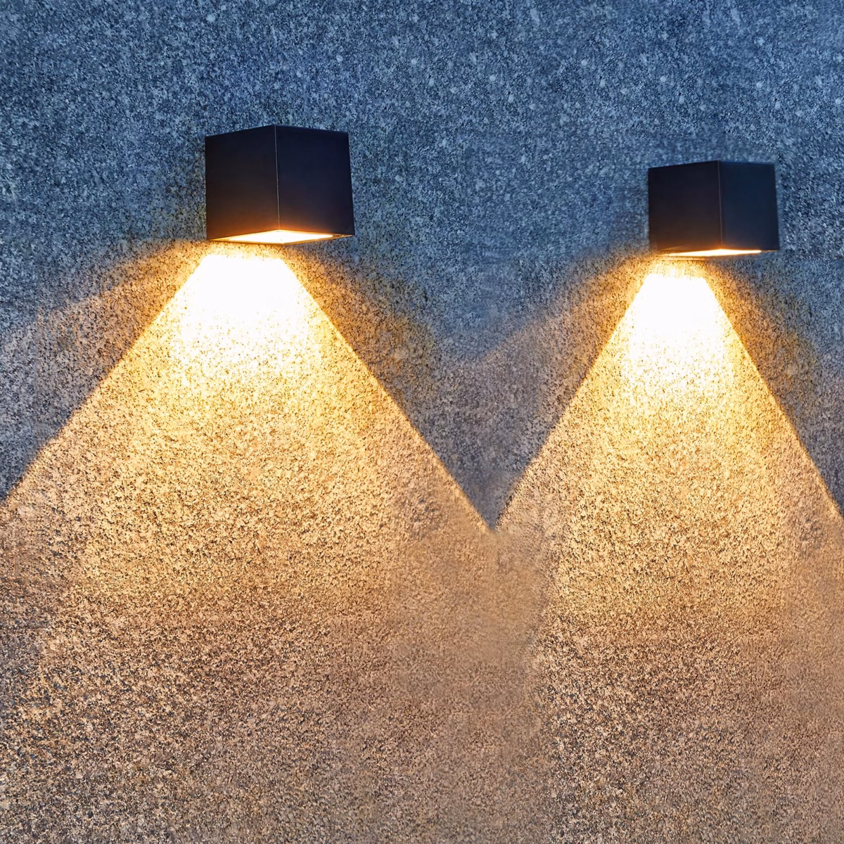 Arandelas Solares Modernas: Design e Segurança nas Paredes - detalhe