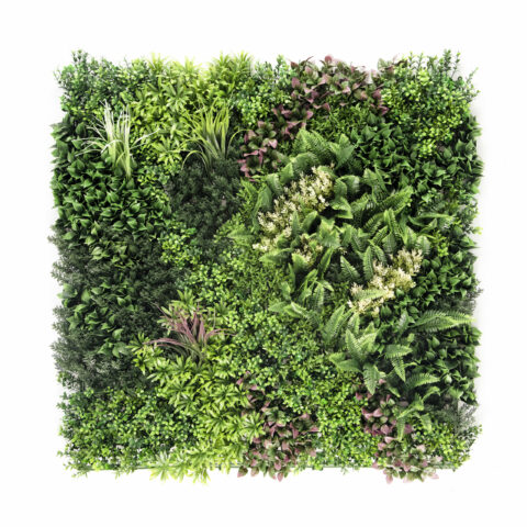 Jardim Tropical Vertical: Exuberância que sobe pelas paredes - detalhe