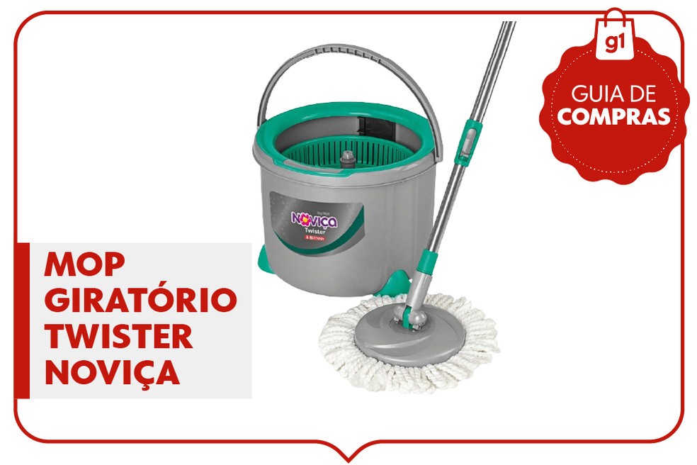 Mop Vassoura 2 em 1: Varre e Limpa Pisos em Uma Passada - ideia