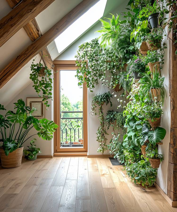 Minimalismo Suspenso: Vasos Geométricos e Plantas Pendentes para um Design Moderno - ideia